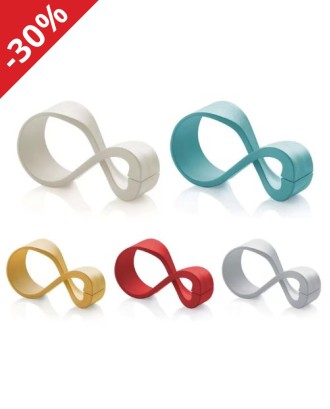 Set 5 clame pentru pungi, Infinite - GUZZINI